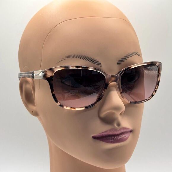 NEW Ladies Y2K Polo Ralph Lauren Chunky Sunglasses RA5131 Pink Tortoise 57/16 main image 10